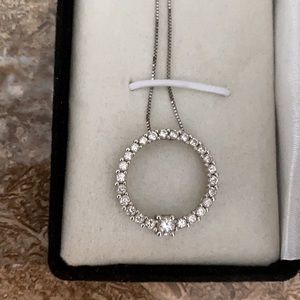 Kay Jewelers 1 Carat 14k White Gold Necklace